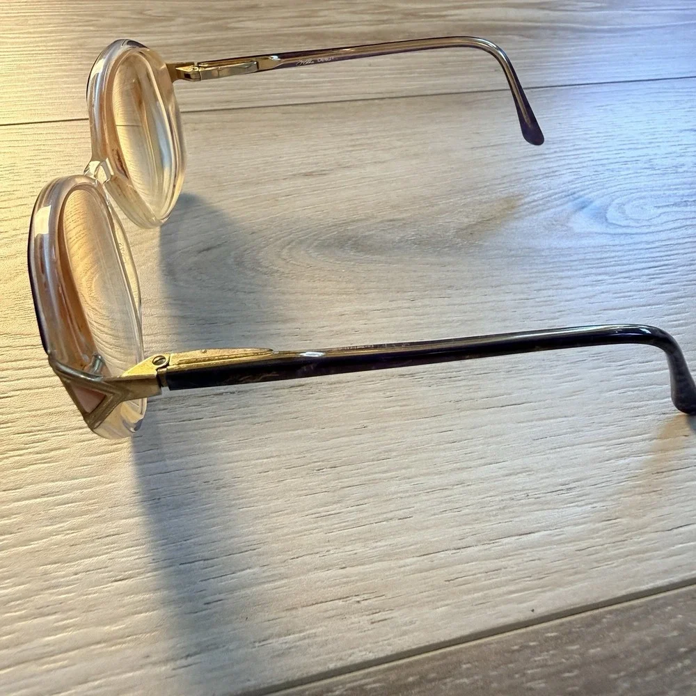 Vintage Ladies Joan Rivers‎ Debut Marine Glasses Retro Style Gold Tone Frame